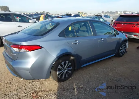 2021 Toyota Corolla Hybrid Le from USA, damaged, VIN JTDEAMDE2MJ018113